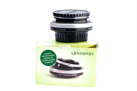 Lensbaby Tilt Transformer 4/3 hus till Nikon F optik